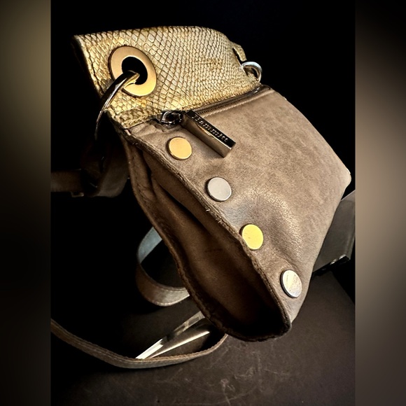 Hammitt Tony Small Crossbody Bag in Gold Snakeskin - Picture 8 of 13